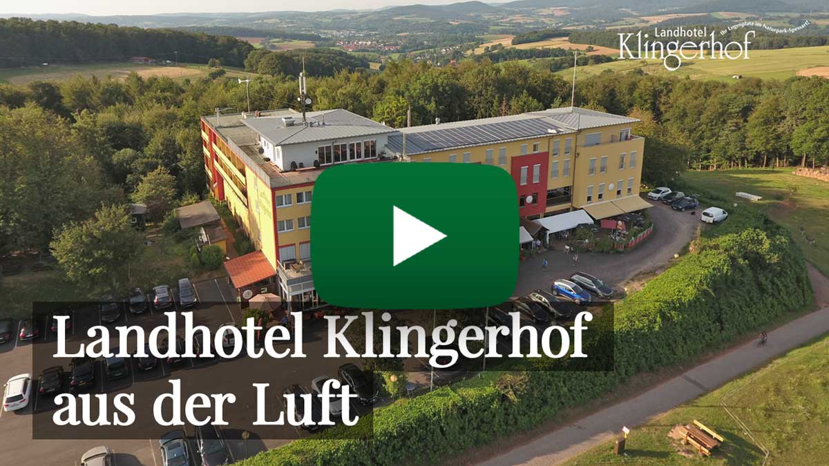 Landhotel Klingerhof aus der Luft